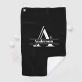 Golfhandtuch mit individuellem Namen (Insitu)