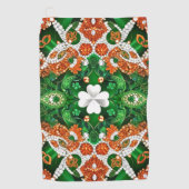 Golfhandtuch mit irischen Farben (Vorderseite)