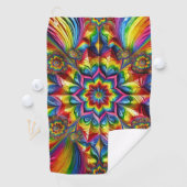 Golfhandtuch mit LGBTQ-Farben (Insitu)