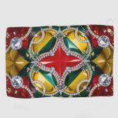 Golfhandtuch mit Los Angeles Farben (Horizontal)