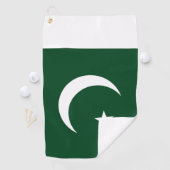 Golfhandtuch mit pakistanischer Flagge (Insitu)