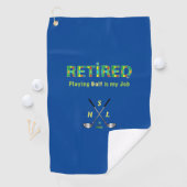 Golfhandtuch Personalisiert Monogram - Zitat nachl (Insitu)