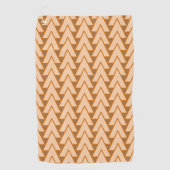 Golfhandtuch - Reihen von Dreiecken (Vorderseite)