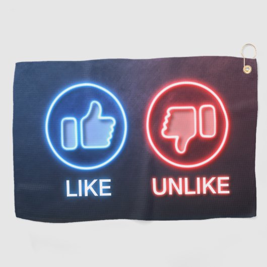 Golfhandtuch - Schwarze Schönheit (Horizontal)