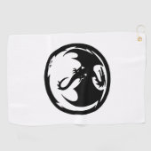Golfhandtuch von Black Dragon (Horizontal)