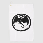 Golfhandtuch von Black Dragon (Vorderseite)