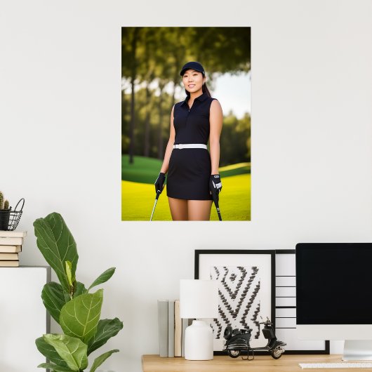 Golfherd Poster (Heimbüro)