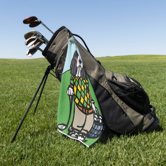 GOLFHUND GOLFHANDTUCH (Gras)