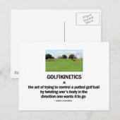 Golfikinetik Postkarte (Vorne/Hinten)