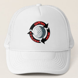 Golfinfusion "GRIP RIP REPEAT" Golfer Golf Truckerkappe