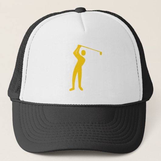 Golfing - Amber Truckerkappe (Vorderseite)