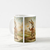 Golfing Animal Coffee Mug Kaffeetasse (Vorderseite Links)