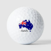 Golfing Australia & Australian Flag / Aussie Golfball (Vorderseite)
