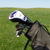 Golfing Australia, map, Australian Flag / Aussie Golf Headcover (In SItu)