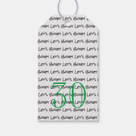 Golfing Birthday 30 LET'S BOGEY Fun Golf Ball Geschenkanhänger