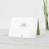 Golfing Birthday Feiertagskarte (Rückseite)