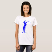 Golfing - Blau T-Shirt (Vorne ganz)