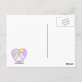 Golfing Boy Postcard Postkarte (Rückseite)