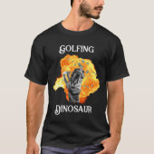 Golfing Dinosaur - Golf T - Shirt (Vorderseite)