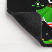 Golfing Elf Christmas Girls Women Elf Squad Xmas F Mousepad (Ecke)