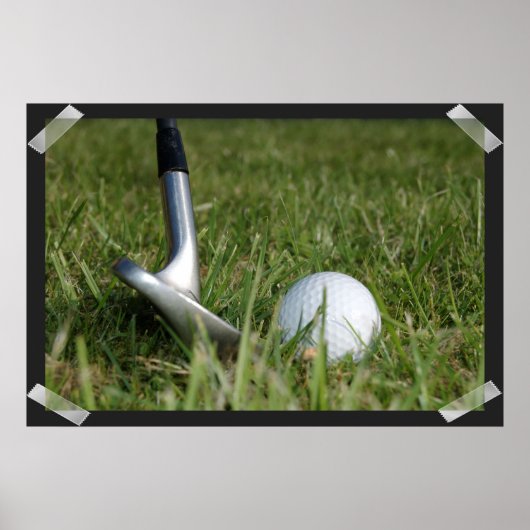 Golfing Foto Poster (Vorne)