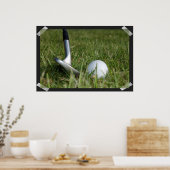 Golfing Foto Poster (Küche)