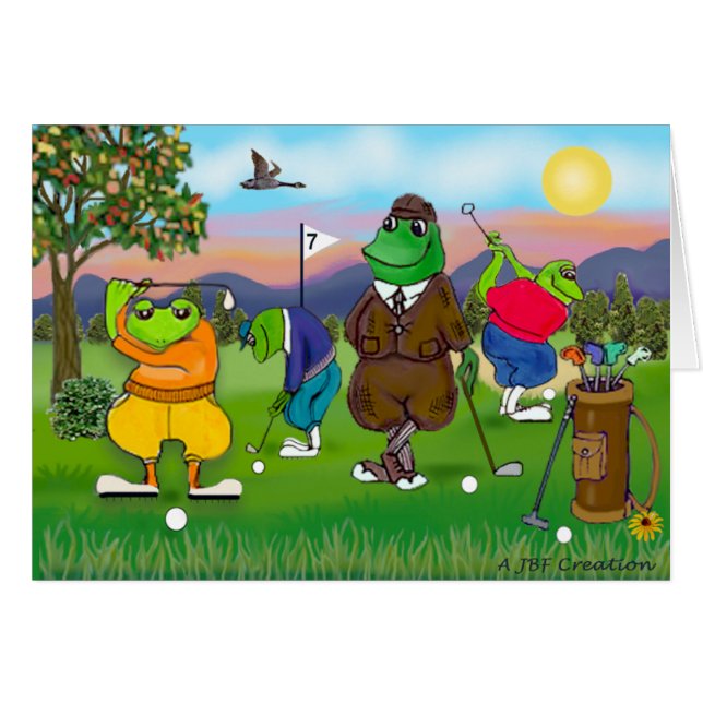 Golfing Frogs - Turnier (Vorderseite (Horizontal))