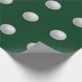 Golfing Gift Wrapping Paper Geschenkpapier (Ecke)