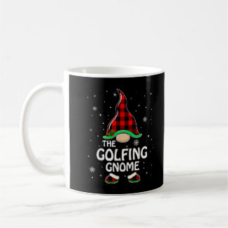 Golfing Gnome Buffalo Plaid Family Christmas Pajam Kaffeetasse