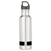 Golfing Golfer Personalisiert Edelstahlflasche (Rückseite)