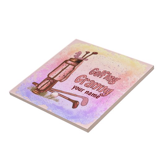 Golfing Granny Fliese (Seite)