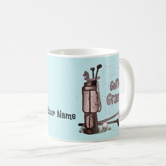 Golfing Granny Tasse (VorderseiteRechts)