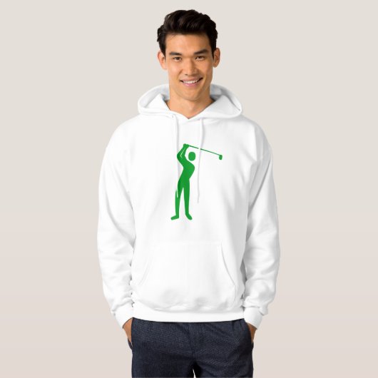 Golfing - grüne Rasenflächen Hoodie (Vorne ganz)