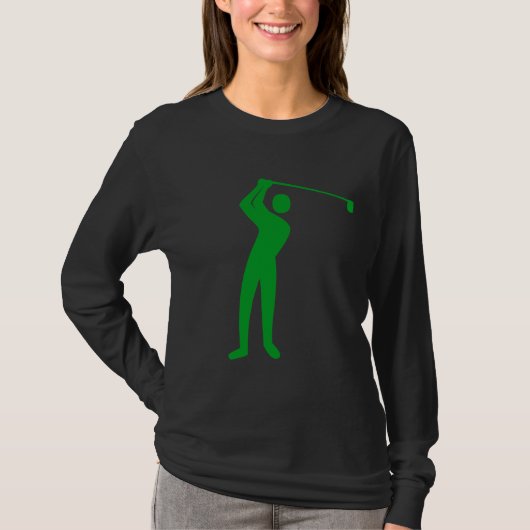 Golfing - grüne Rasenflächen T-Shirt (Vorderseite)