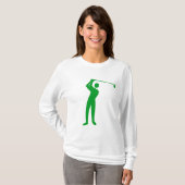 Golfing - grüne Rasenflächen T-Shirt (Vorne ganz)