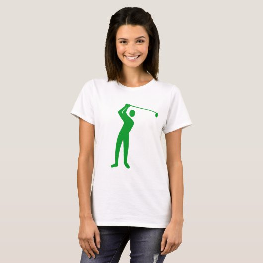 Golfing - grüne Rasenflächen T-Shirt (Vorne ganz)