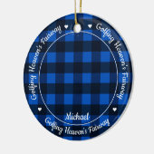 Golfing Heaven's Fairway Foto Golf Memorial Keramik Ornament (Links)