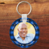 Golfing Heaven's Fairway Foto Golf Memorial Schlüsselanhänger (Vorderseite)