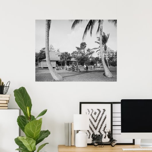 Golfing in Palm Beach, 1904 Poster (Heimbüro)