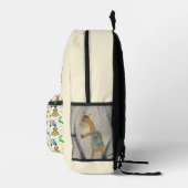 Golfing Jungle Animals Baby personalisieren Bedruckter Rucksack (Rechts)