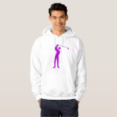 Golfing - Lila Hoodie (Vorne ganz)