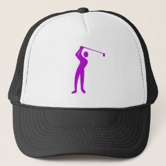 Golfing - Lila Truckerkappe