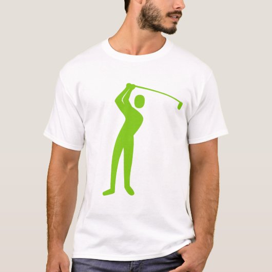 Golfing - Martian Green T-Shirt (Vorderseite)