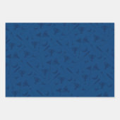 Golfing Patterns Balls T-Shirts Clubs Fahnen Moder Geschenkpapier Set (Vorderseite 3)