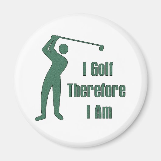 Golfing Philosophie Magnet (Vorne)