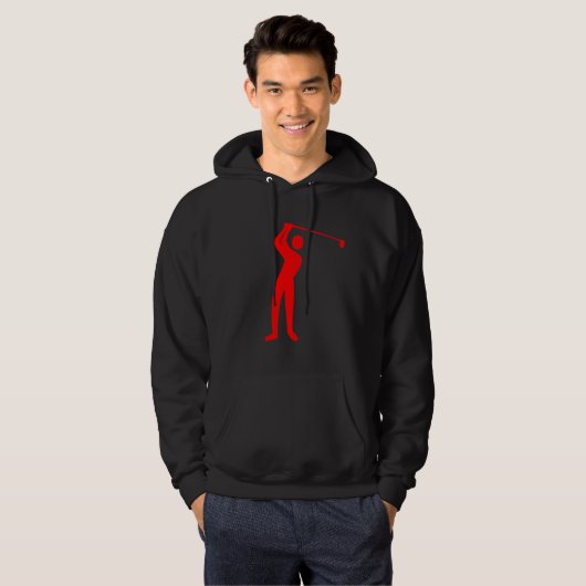 Golfing - Rot Hoodie (Vorne ganz)