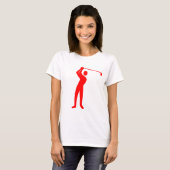 Golfing - Rot T-Shirt (Vorne ganz)