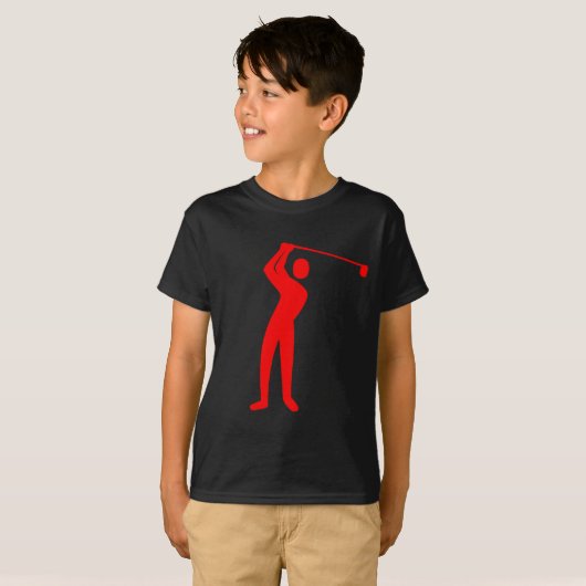 Golfing - Rot T-Shirt (Vorne ganz)