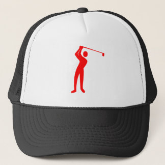 Golfing - Rot Truckerkappe