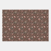 Golfing Santa on Brown Geschenkpapier Set (Vorderseite 2)